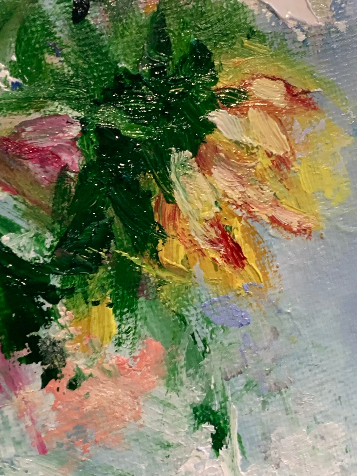 End of Summer Bouquet in oil